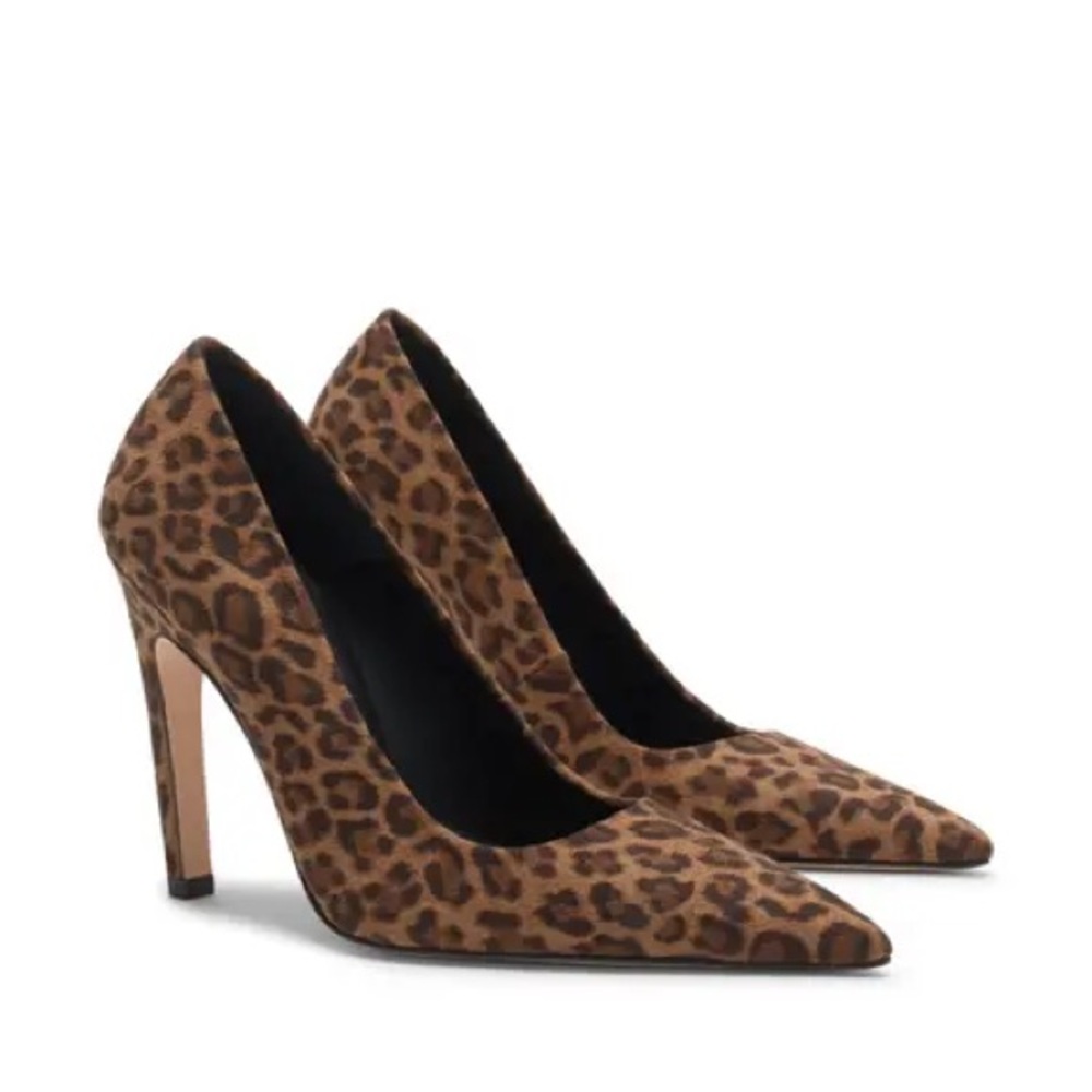 Good American Leopard pumps extended size 8.5